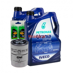Olej Urania Daily Tek 0w-30 10 litrów Iveco Euro 6 + Komplet filtrów Iveco 3.0 + gratis uszczelka korka oleju